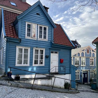 Bergen - Rues Historiques étroites à Nordnes A Découvrir en Norvège - Bergen