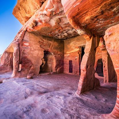 Petra - Anciennes Maisons Troglodytes à Wasi Musa A Découvrir en Jordanie - Petra