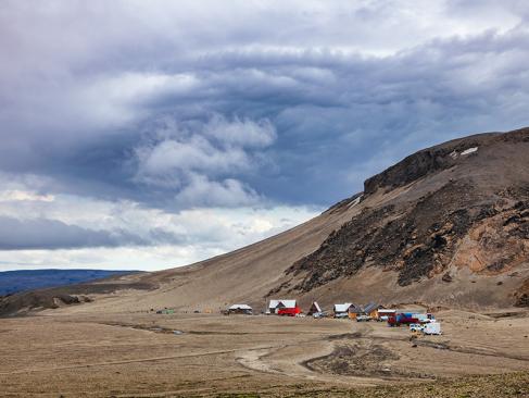Camping Dreki Près De La Caldeira D'Askja A Découvrir en Islande - Askja