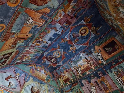 Monastère De Moraca - Icônes Au Plafond De L'église Saint-Nicolas A Découvrir au Monténégro - Le Monastère de la Moraca