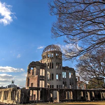 Hiroshima - Dôme de la bombe atomique (Genbaku Dōmu), qui fait partie du Mémorial de la paix d'Hiroshima A Découvrir au Japon - Hiroshima