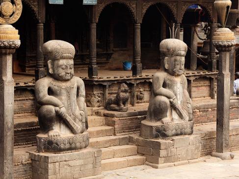 Bhaktapur - Entrée Du Temple Hindou A Découvrir au Népal - Bhaktapur