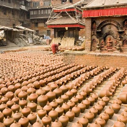 Bhaktapur Pottery Square A Découvrir au Népal - Bhaktapur
