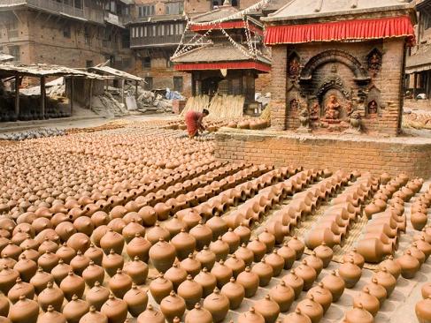 Bhaktapur Pottery Square A Découvrir au Népal - Bhaktapur