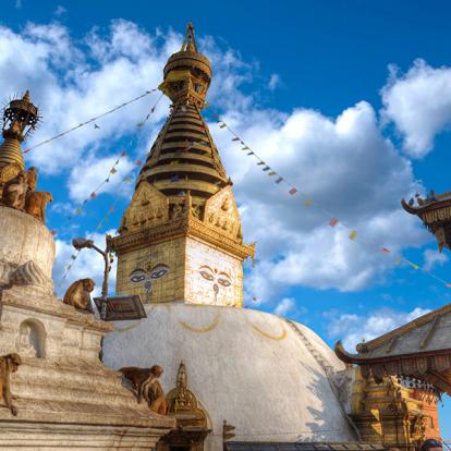 Katmandou - Stupa De Swayambhunath A Découvrir au Népal - Swayambhunath