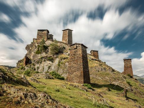 Forteresse Médiévale Keselo Dans Le Village Omalo En Touchétie A Découvrir en Géorgie - La Touchétie
