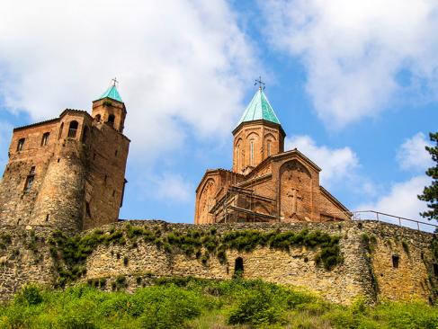Vue De L'église Gremi à Kakhet A Découvrir en Géorgie - Telavi et  la région de Kakheti