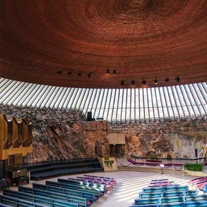 Helsinki - Église Rupestre De Temppeliaukio A Découvrir en Finlande - Helsinki