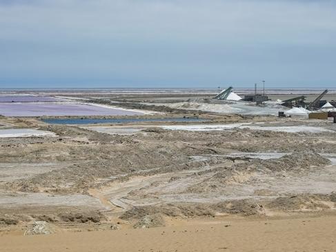 Panorama Des Marais Salants Près De Walvis Bay, Lac Rose A Découvrir en Namibie - Walvis Bay