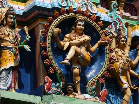 Chidambaram - Temple-, Porte Sud, Temple Thillai NatarajaSur, Templo Thillai Natarajah A Découvrir en Inde - Chidambaram