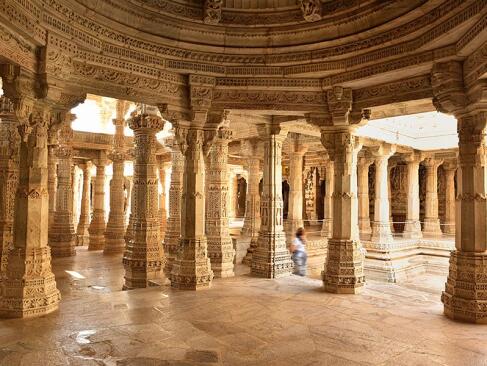 Rajasthan - Ranakpur , Temple Adinatha A Découvrir en Inde - Ranakpur