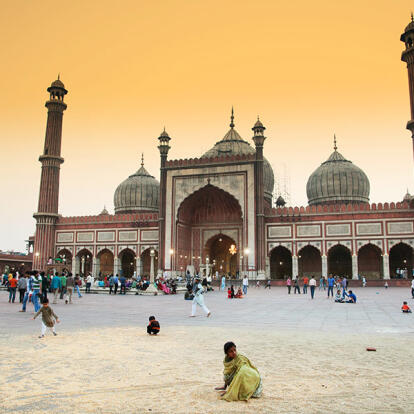 Dehli - Détail Architectural De La Mosquée Jama Masjid A Découvrir en Inde - New Delhi
