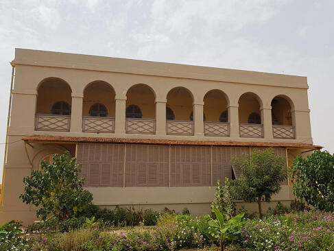 Podor - Cour Intérieure Du Fort A Découvrir au Sénégal : Podor