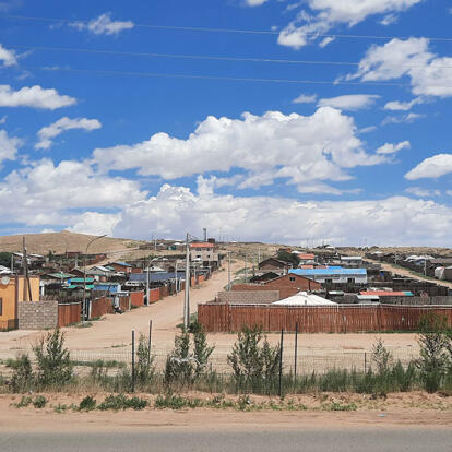 Pueblo typique du chemin vers le désert de Gobi en Mongolie A Découvrir en Mongolie - Le Désert de Gobi