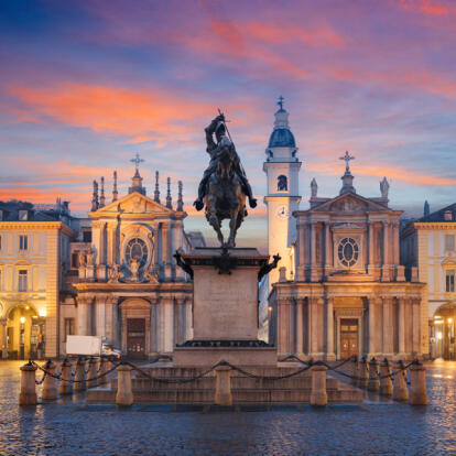Turin - Piazza San Carlo A Découvrir en Italie - Turin