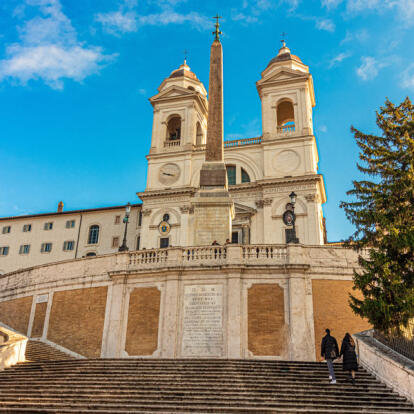 Rome - L'église Et L'escalier De La Trinité-des-Monts A Découvrir en Italie - Rome