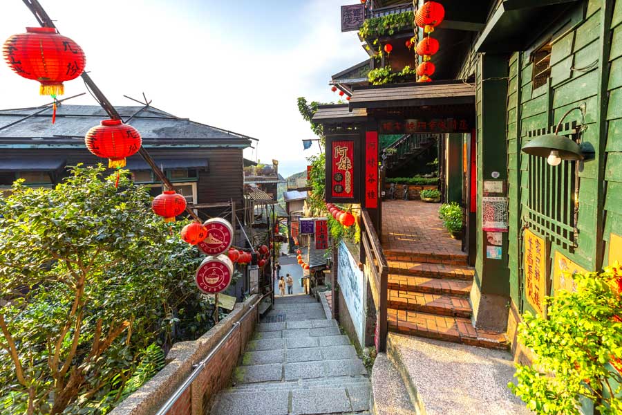 Taïwan  - Jiufen, l’art à flanc de montagne