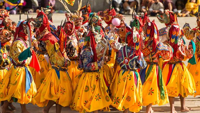 Les Tsechu du Bhoutan