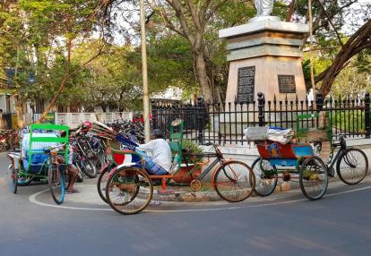Pondichery - White Town Voyage Découverte en Inde - Pondichéry, un petit coin de France au cœur de l'Inde