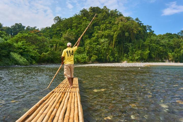 Voyage Découverte en Jamaïque - La descente du Rio Grande en Bambou Rafting
