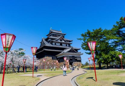 Cherry Blossoms Grace Matsue Castle Voyage Découverte au Japon - Matsue : La ville d'eau et de mythes