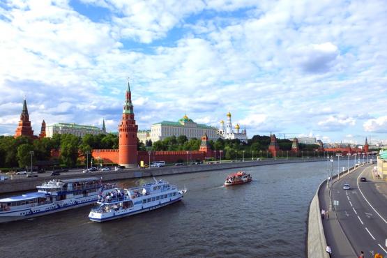 Le Kremlin et la Moskova Russie - Moscou, Focus sur le Kremlin