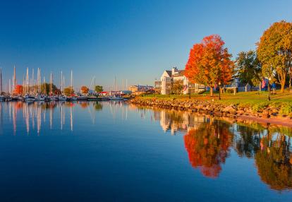 Wisconsin- Harbor in Bayfield on Lake Superior Voyage Découverte aux USA - La région des Grands Lacs
