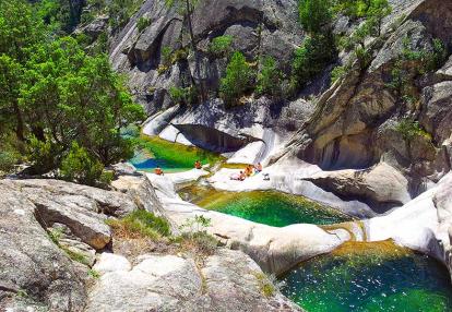 Corse - Les cascades de Purcaraccia Voyage Découverte en France - Grand tour des plus belles cascades corses