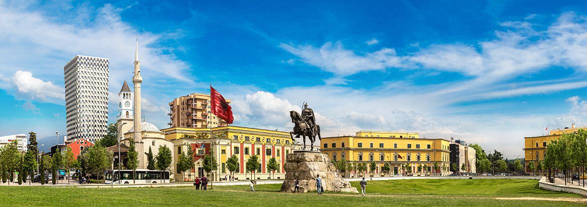 Tirana - Skanderbeg square Guide de Voyage - Albanie