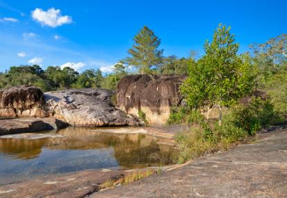 Rio on Pools in Mountain Pine Ridge Forest Reserve Voyage au Belize - Entre aventure et incontournables