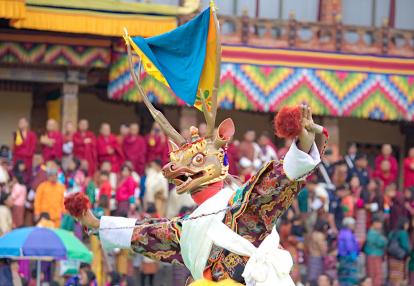 Thimphu Tshechu festival Voyage au Bhoutan - Au cœur du Festival Thimphu Tshechu