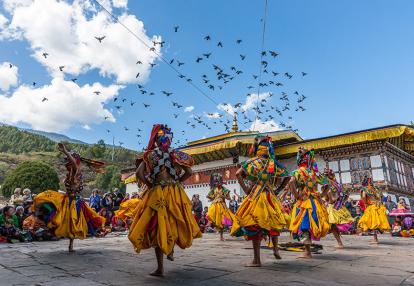 Jambay Lhakhang Drup Festival Voyage au Bhoutan - Festival Jambay Lakhang drup