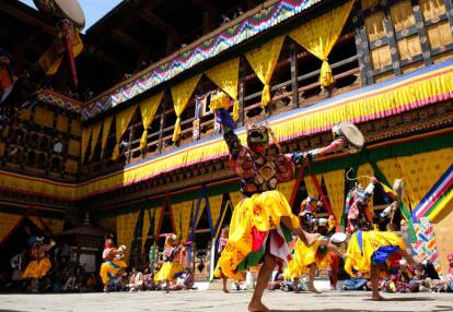 Paro Festival Voyage au Bhoutan - Le Festival de Paro, Ame vivante du Bhoutan
