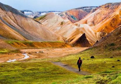 Landmannalaugar mountains Voyage en Islande : trek aux Portes de l'Enfer
