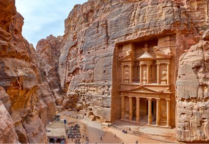 Petra - Al Khazneh Circuit en Jordanie - Les Incontournables de la Jordanie en Liberté