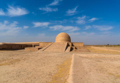 Termez - Fayaz Tepe, ruines du temple bouddhiste et du monastère. Voyage en Ouzbékistan - Coupoles, Désert et Montagnes