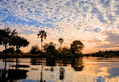 Zambeze river at sunset Circuit en Zambie - Zambezi Explorer