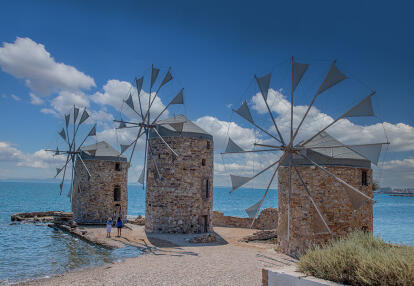 Chios island historical windmill Voyage en Grèce - L'Île de Chios