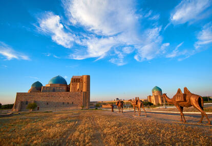 Mausoleum of Khoja Ahmed Yasawi. UNESCO World Heritage Site, Turkestan Voyage au Kazakhstan - Entre Steppes infinies et Cités de légende