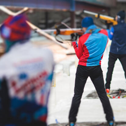 Biathlon Voyage en Slovénie - Le Lac de Bohinj sous la neige