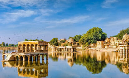 Jaisalmer, Gadi Sagar (Gadisar) A Découvrir en Inde - Jaisalmer