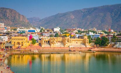 Holy Lake and city Pushkar A Découvrir en Inde - Pushkar