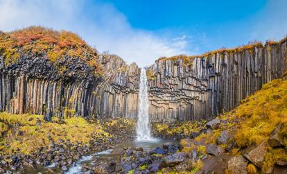 Chute de Svartifoss A Découvrir en Islande -  Le Parc National de Skaftafell