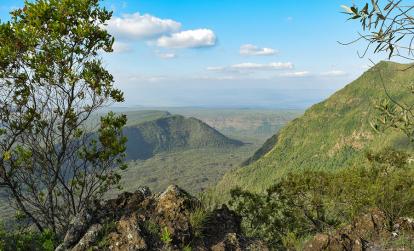 Volcanic crater on Mount Suswa, Rift Valley A Découvrir au Kenya - La Vallée du Rift