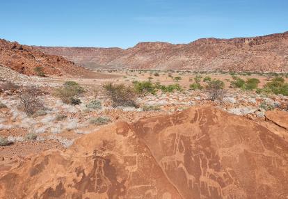A Découvrir en Namibie - Les Pétroglyphes de Twyfelfontein