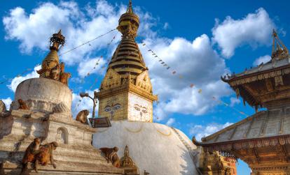Kathmandu - Swayambhunath stupa A Découvrir au Népal - Swayambhunath