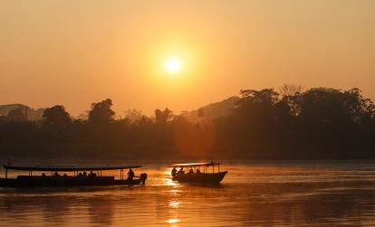 Rio Madre de Dios près de Puerto Maldonado dans le parc national de Tambopata A Découvrir au Pérou - Puerto Maldonado
