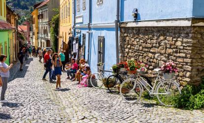 THUMB - Sighisoara - Rue Mediévale A Découvrir en Roumanie - Sighisoara