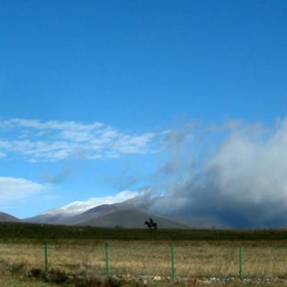 Un berger à cheval ©Rose et Gérard R.- Tous Droits réservés