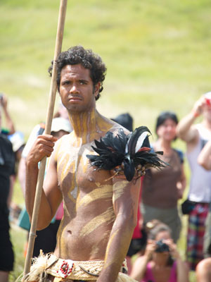 Tir au javelot à Maunga Pu